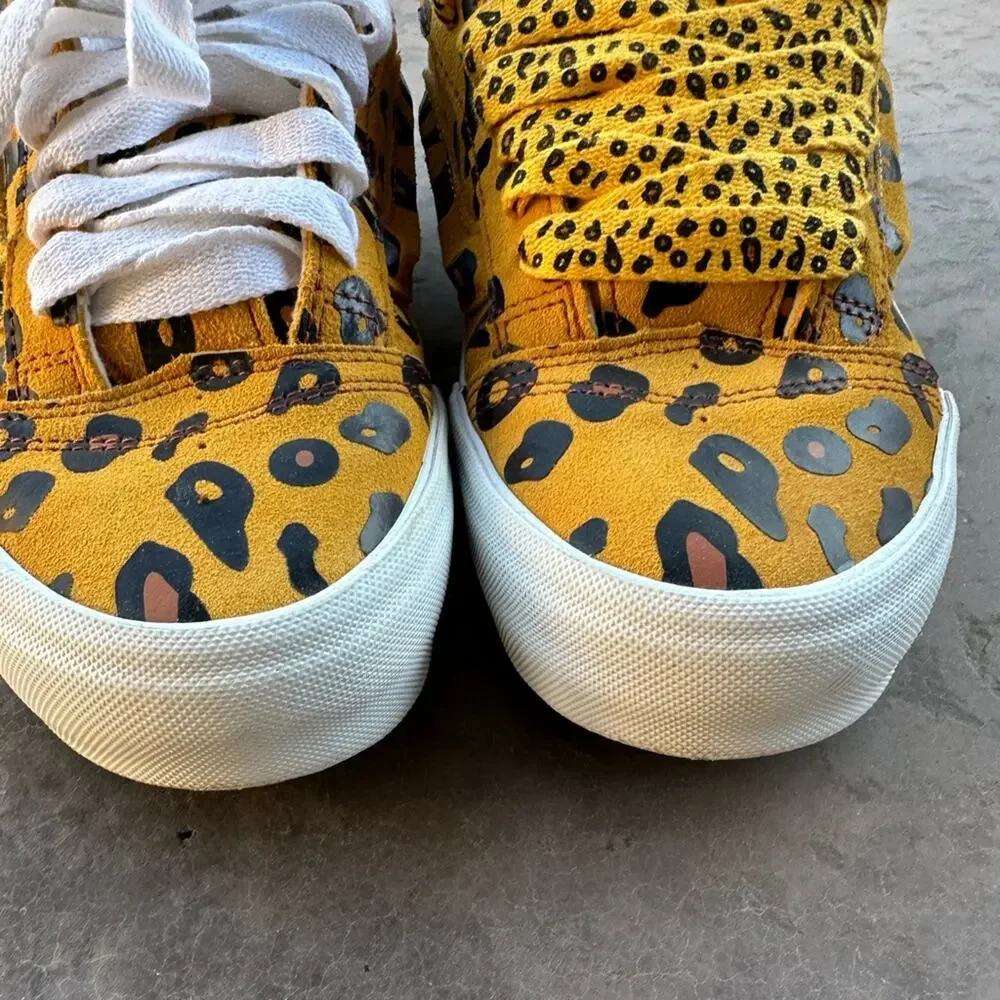 Vans X Imran Potato Sneakers in Leopard Golden Glow size 6.5 Mens / 8 Women's